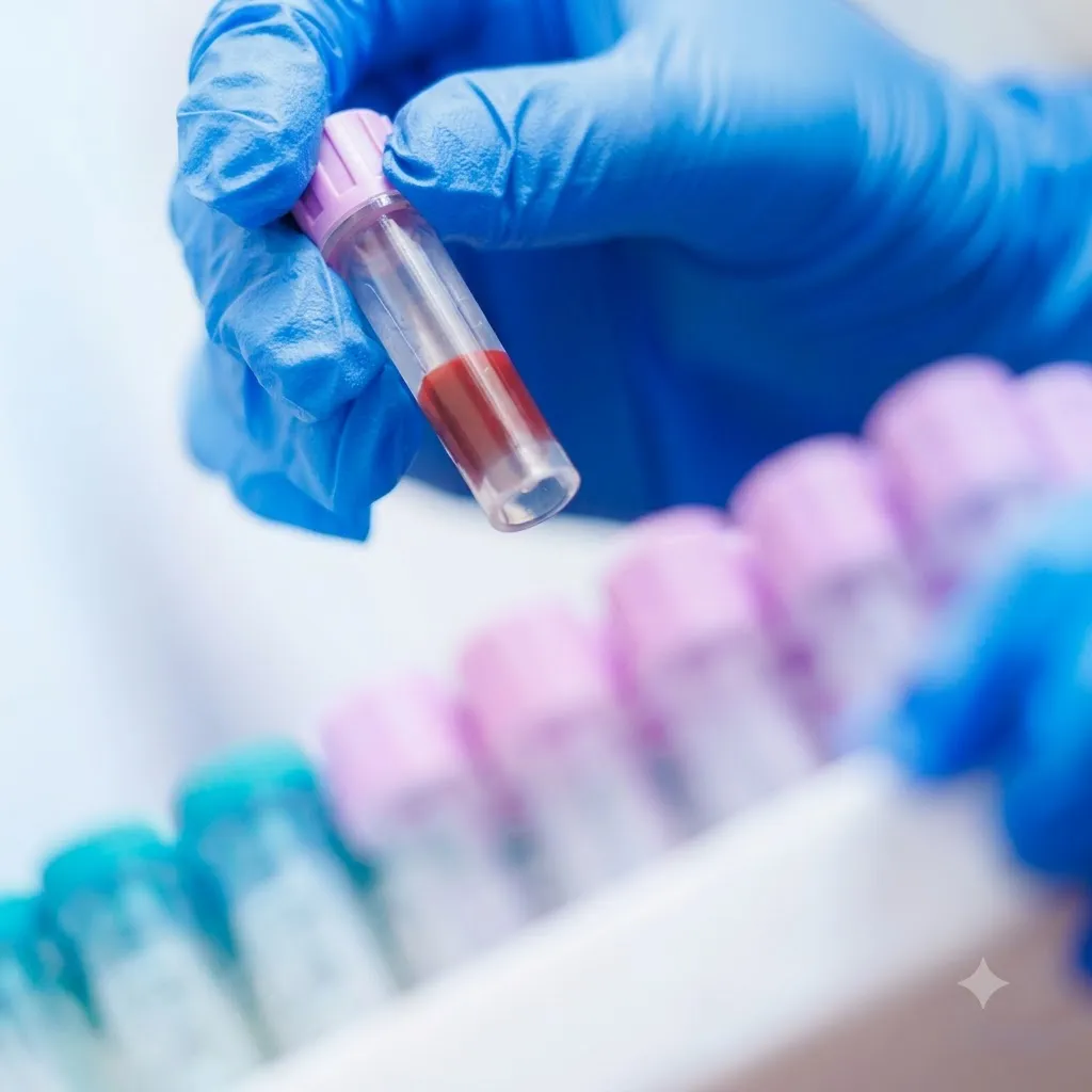 Blood sample collection tray