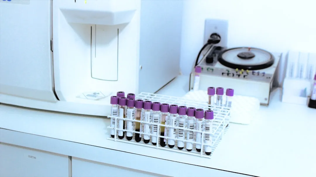Doctor consulting a patient about blood test results