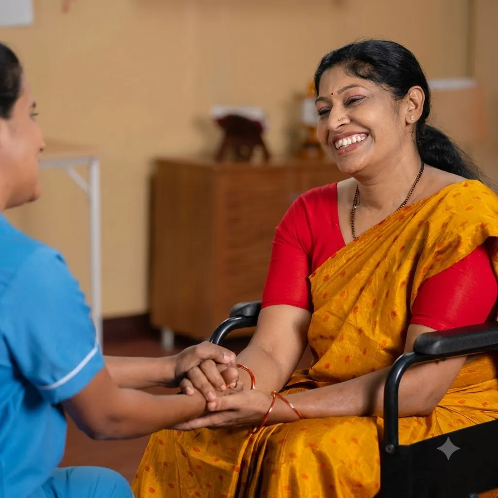 Female health care package consultation at PP Scans