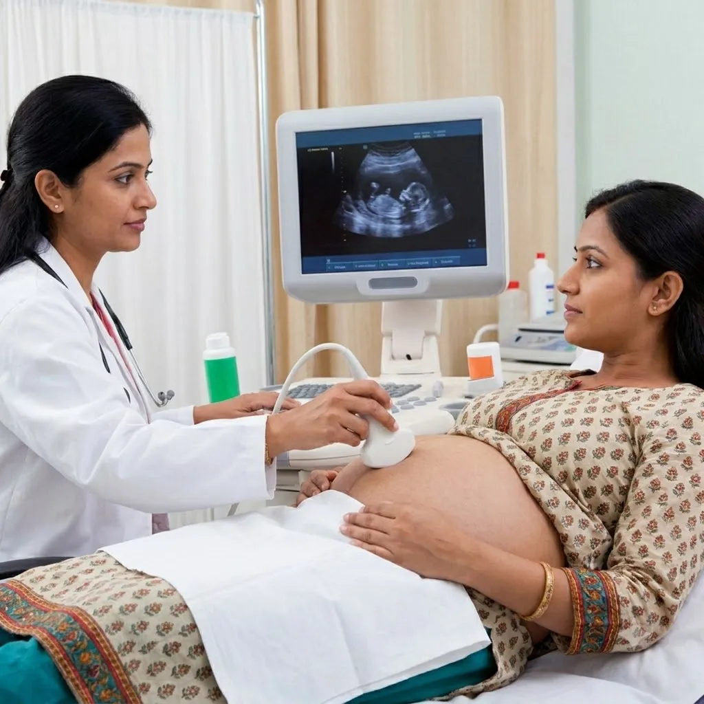 Ultrasound scanning room at PP Scans