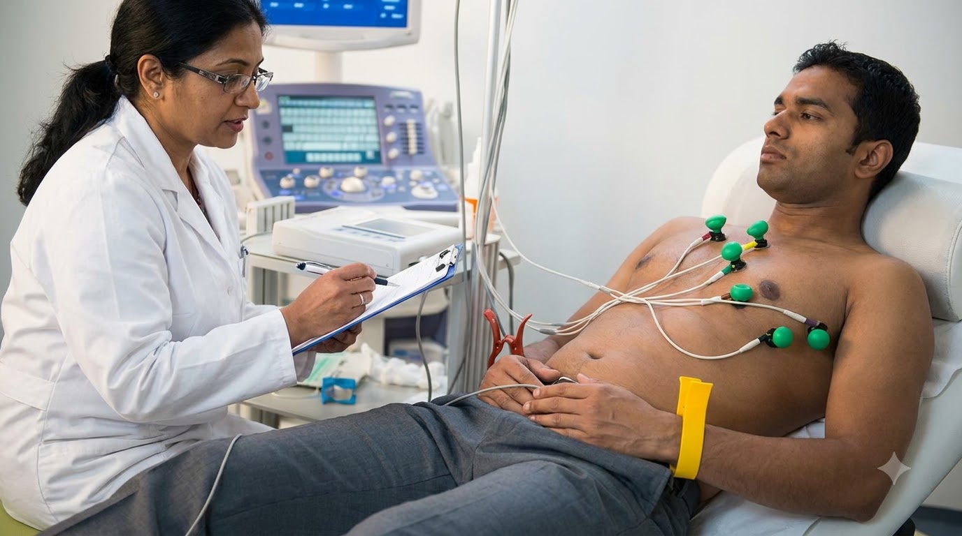 ECG monitoring at PP Scans